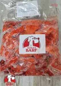 Farmářská vepřová a selečí plíčka – malé kostky (500g)