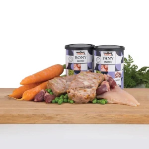RONY MONO kuřecí svalovina s mrkví a hráškem 200g
