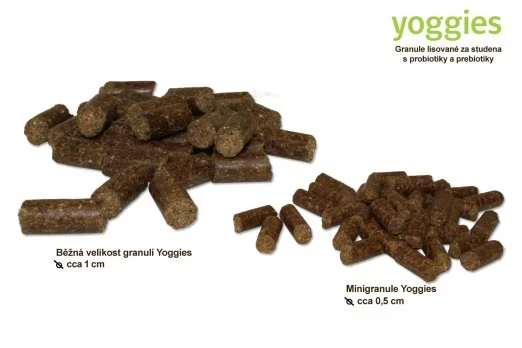 2kg, Jehněčí a bílá ryba, granule lisované za studena s probiotiky Yoggies