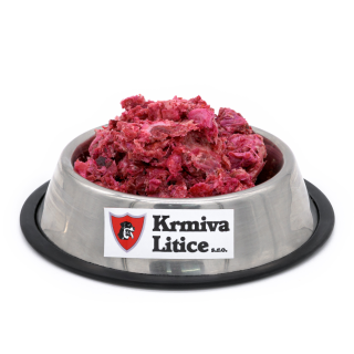 Kachna celá mletá s červenou řepou