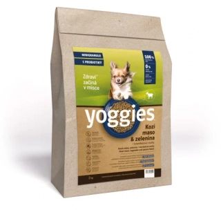 2kg, MINIGRANULE Hypoalergenní Yoggies s KOZÍM masem a br. vločkami