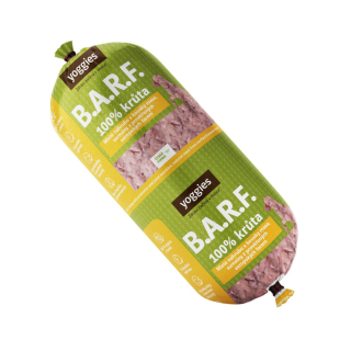 1300g Yoggies B.A.R.F. 100% krůta s probiotiky Syrové maso pro psy